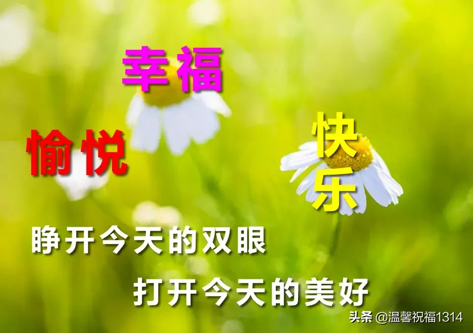 好看的早安图片带字推荐，漂亮的早上好问候语图片图片