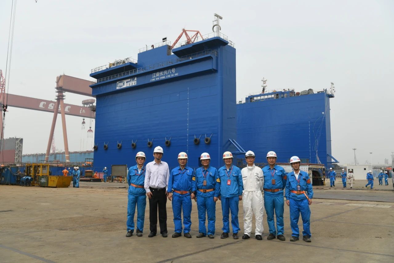 喜讯！江南造船厂又有新消息，大型浮式作业装
