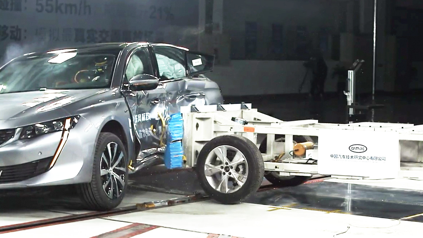 标致508L侧面碰撞成绩公布！B柱扛得住吗？