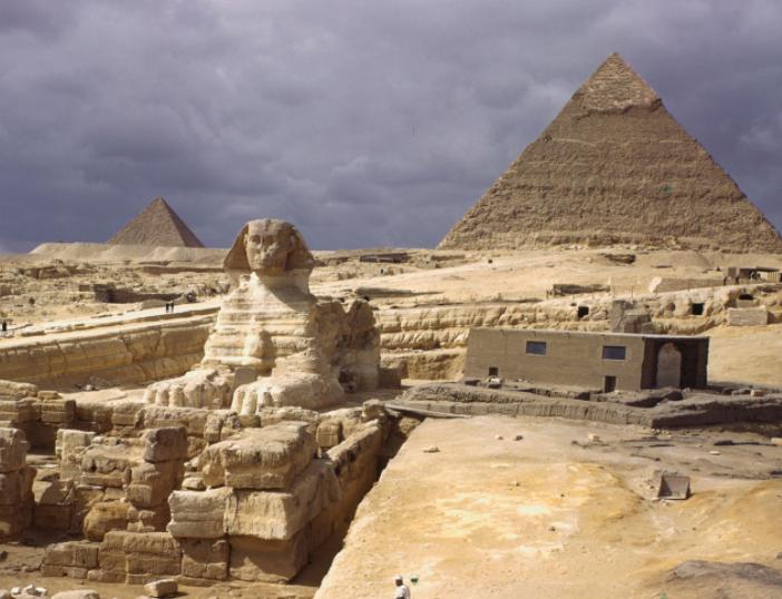 The Pyramid of Khufu is at 29.9792458 degrees north latitude, which is ...