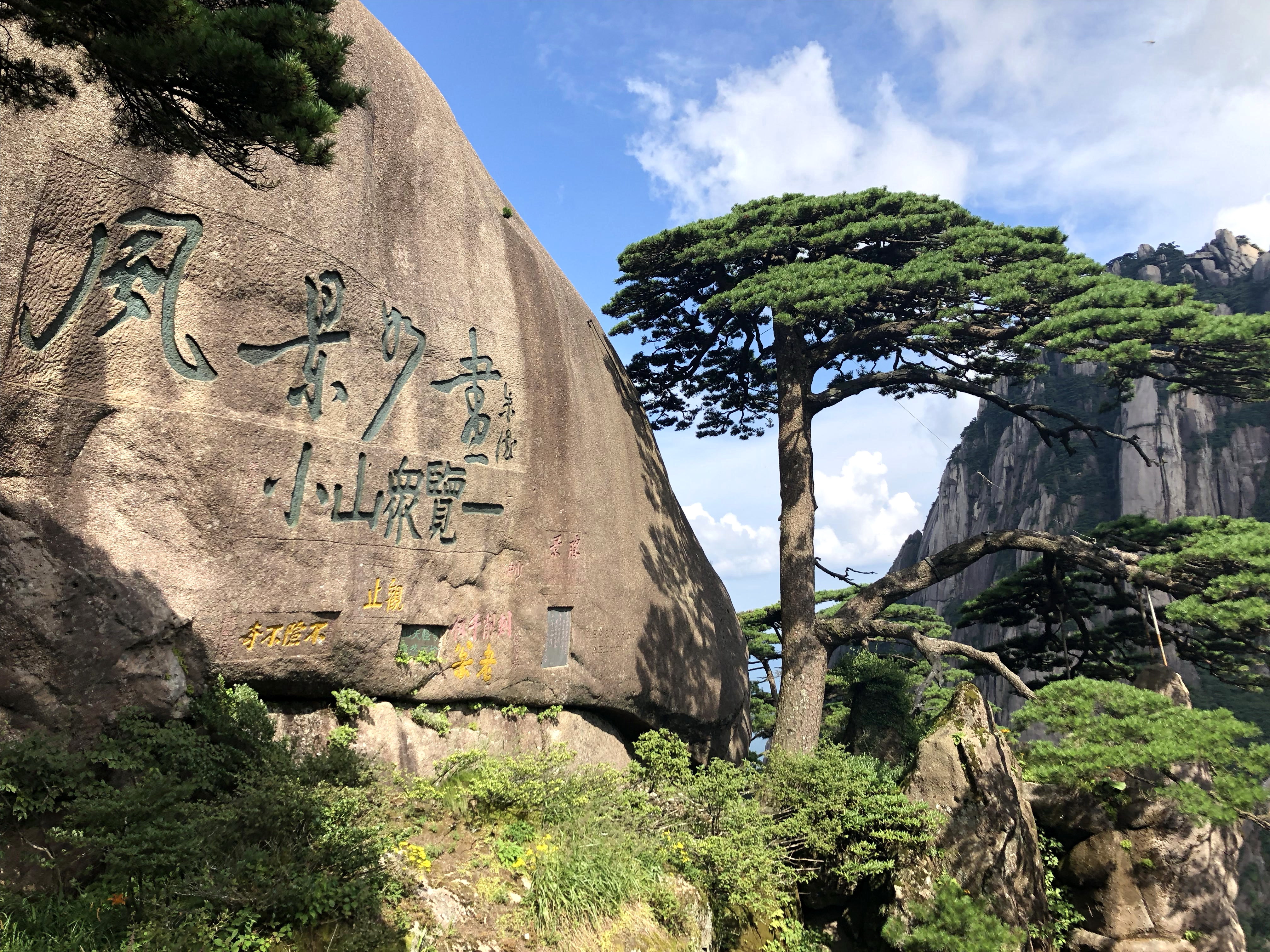 黄山四绝:奇松,怪石,云海,温泉