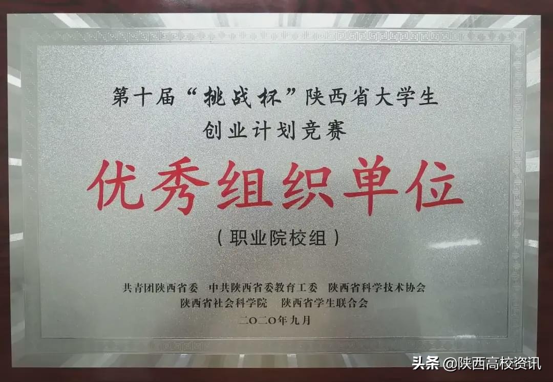 陕财职院在“挑战杯”陕西省大学生创业计划竞赛中喜获多项大奖