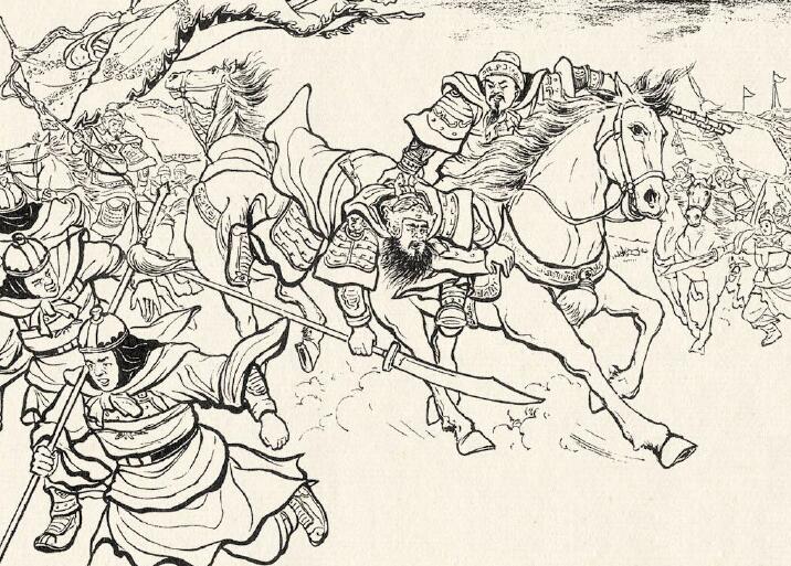 三国演义连环画之《跨江击刘表》,由两位画家联手绘制-zhuofu6058439