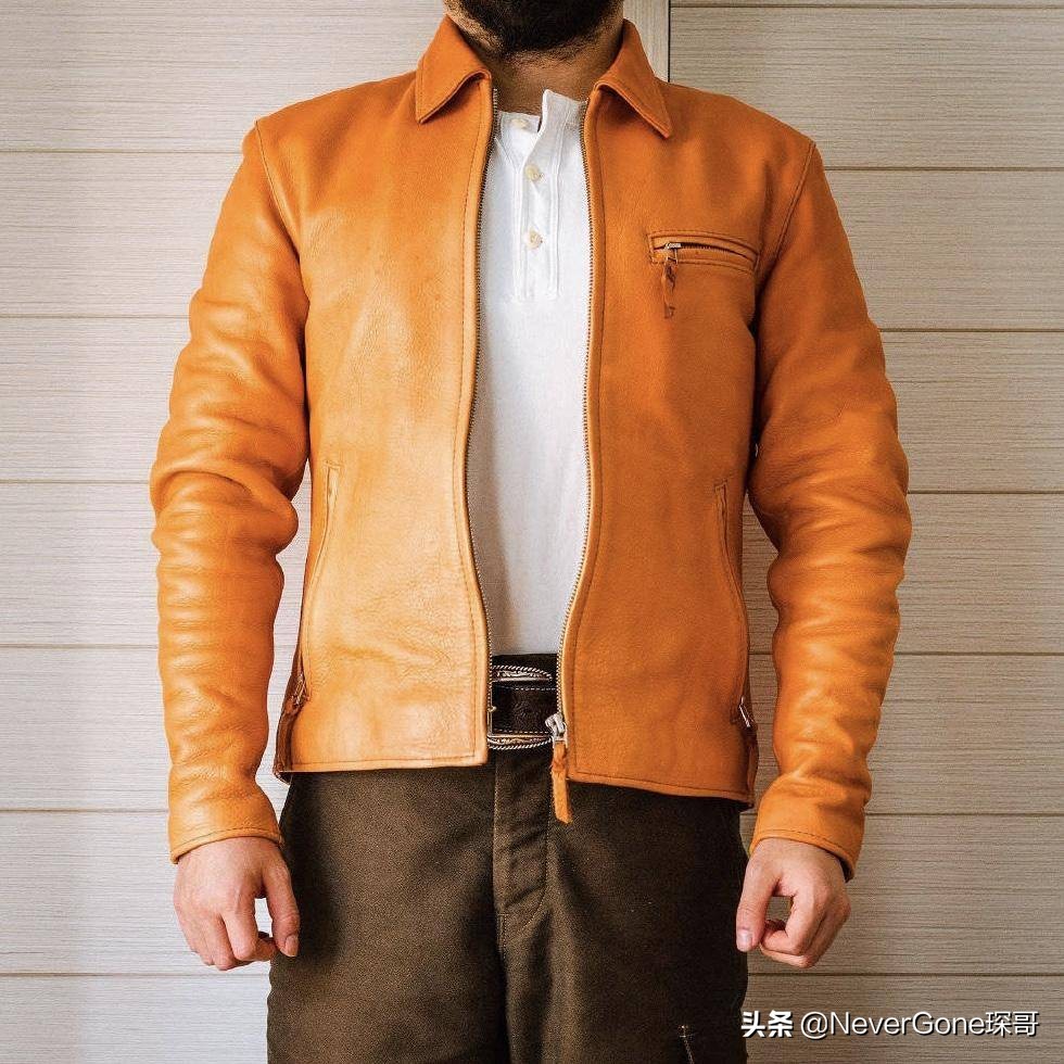 一件咔的一批的衬衣——加州小熊拼色皮衬衣