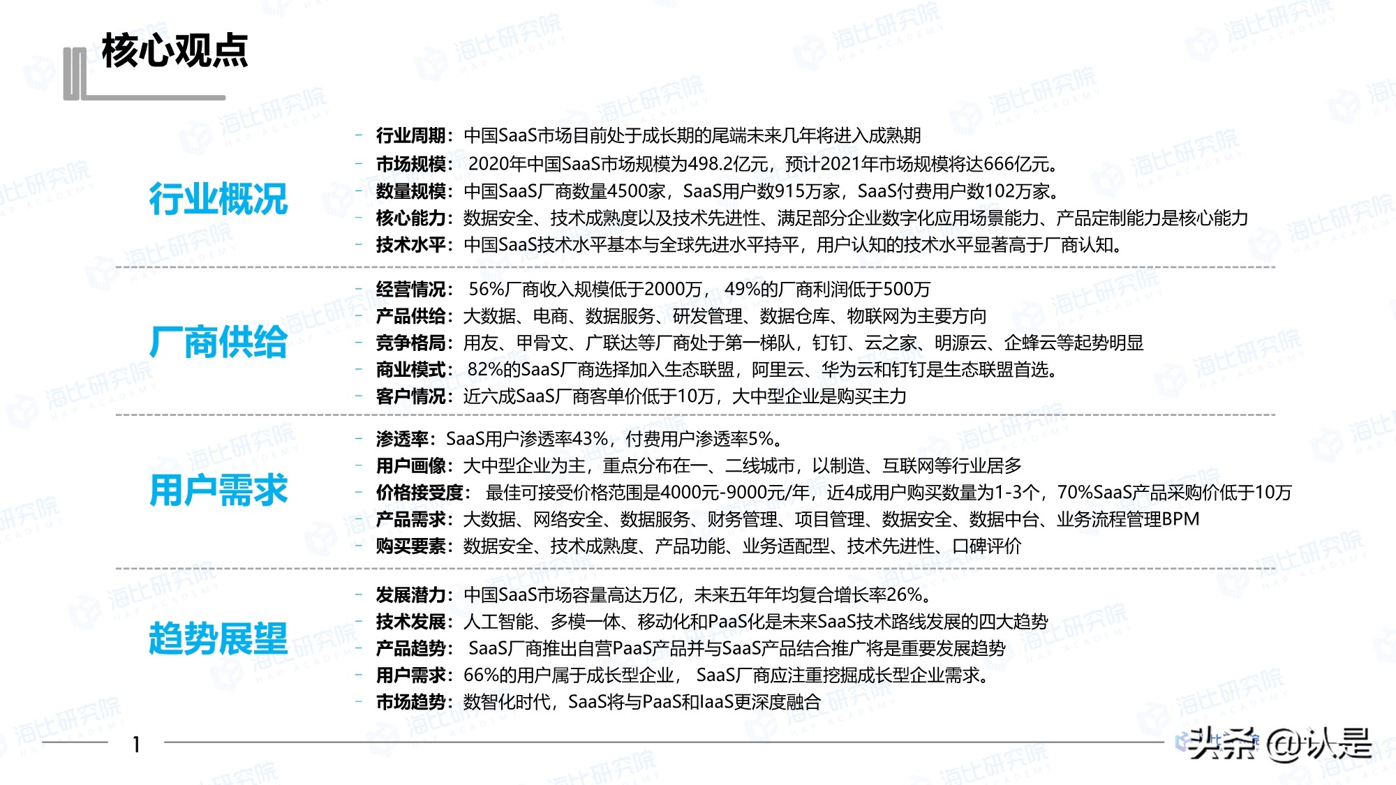 2021年中国SaaS市场研究报告