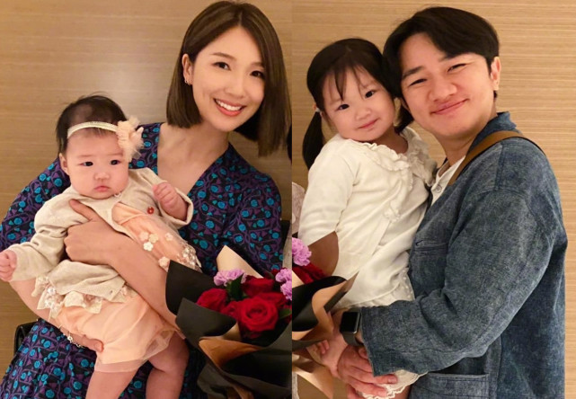 王祖蓝端午晒父女温馨，陪完小女儿抱大女儿，李亚男视角幸福满溢