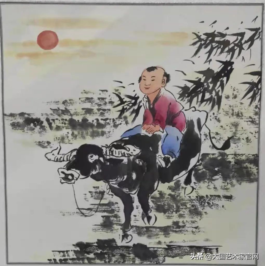 刘文军 著名画家《春满海陵 犇牛不息》——苏陈镇农民书画展