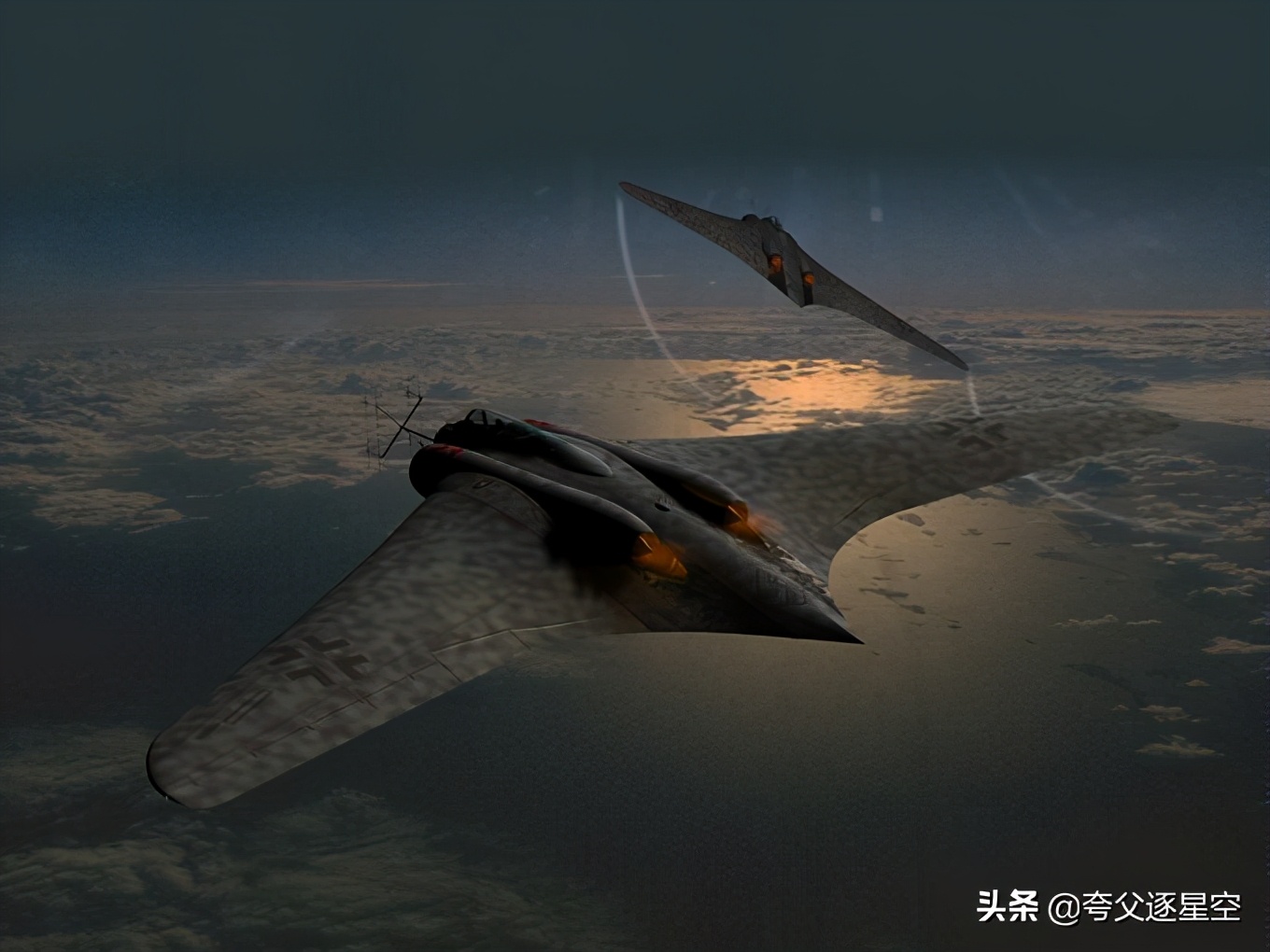 二战纳粹德国的垂死挣扎：跨时代的科幻喷气式轰炸机Ho-229