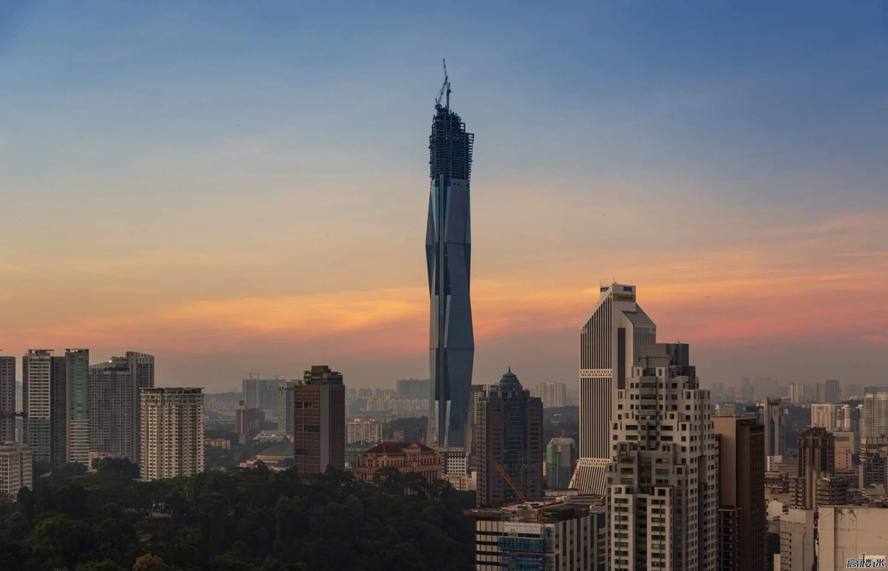 设计高635米！PNB118大厦，今年建成，将成世界第