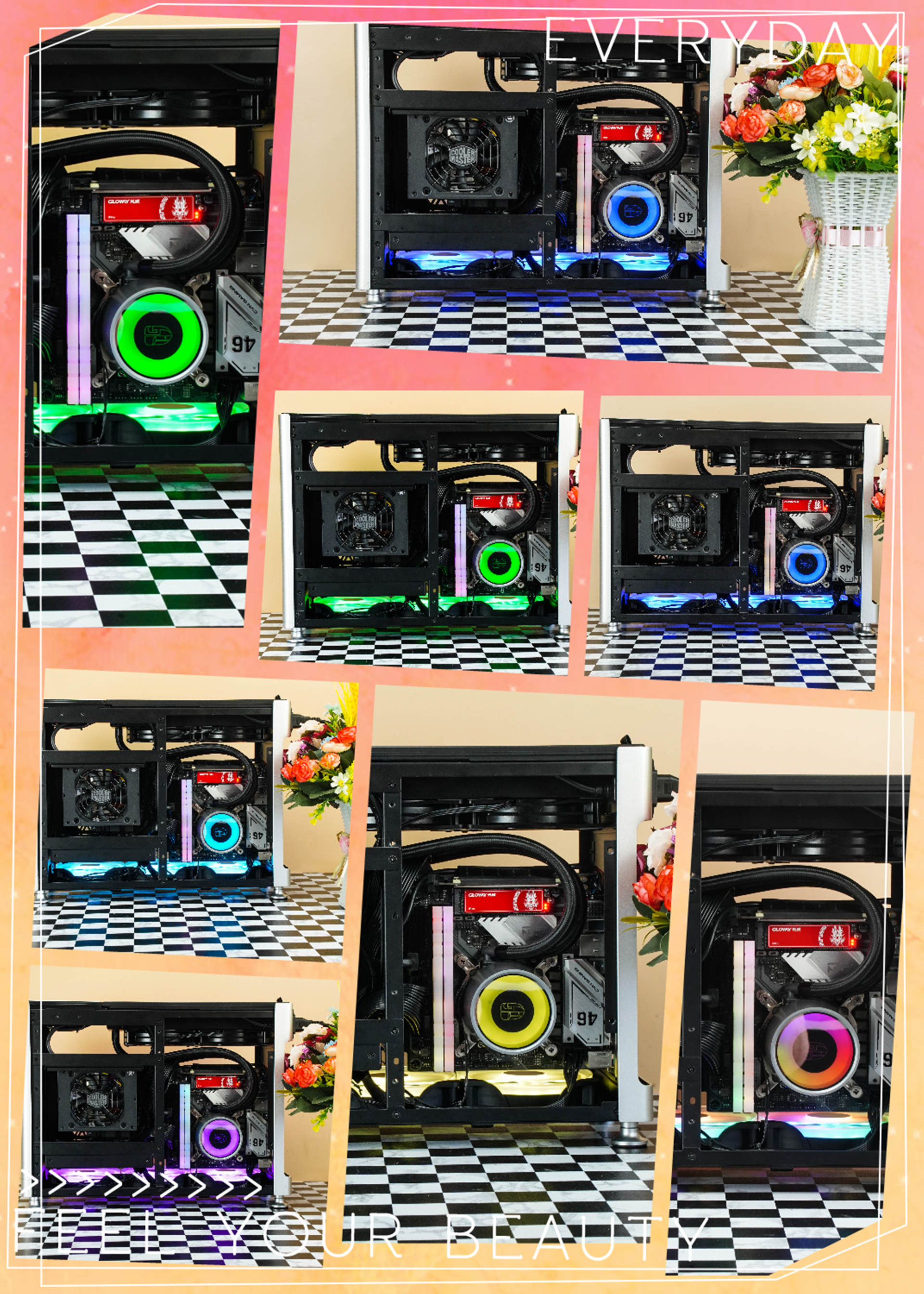 办公电脑也要高颜值，帮闺蜜组装电脑，我自己却爱了