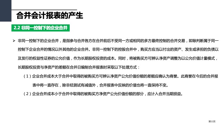 财务管理精品课件：合并财务报表编制方法指引（2021版）