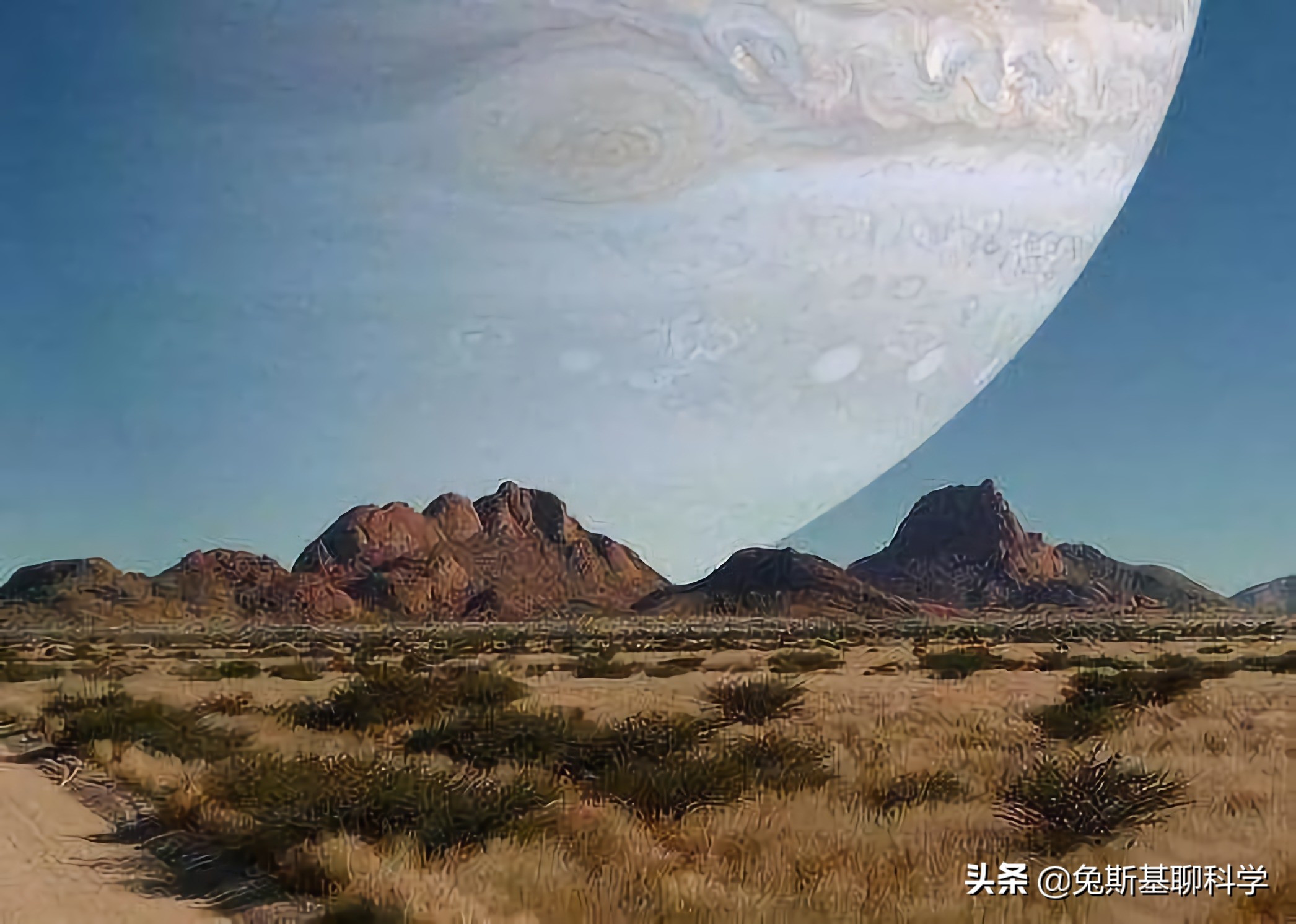 科学幻想把木星放在月球轨道上在地球上会看到怎样的景象看着吓人