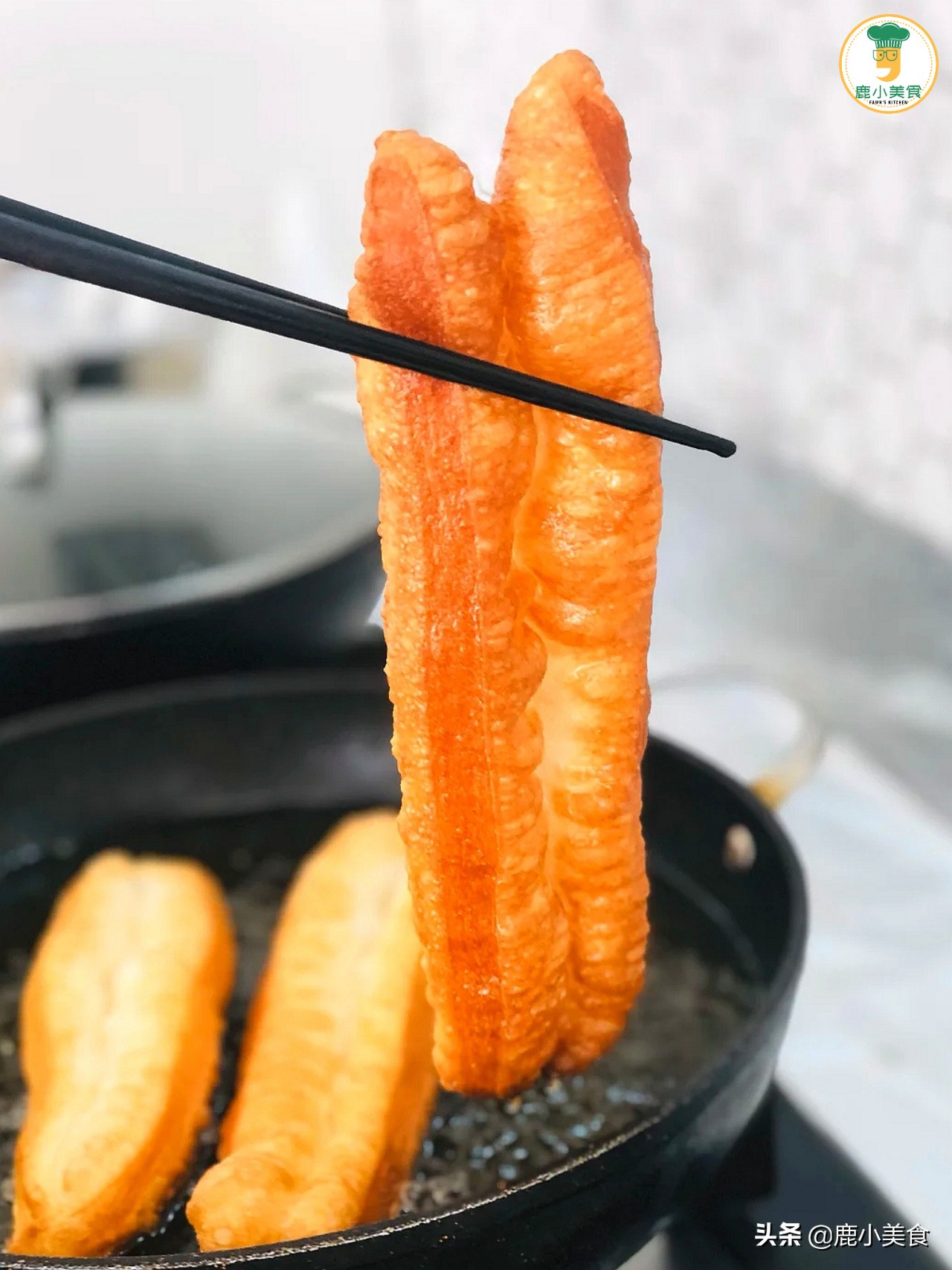Teach you the family recipe of crispy fried dough sticks, 0 add 0