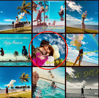 吳尊一家四口旅遊慶生，與老婆海邊擁吻甜如熱戀，浪漫幸福溢出屏