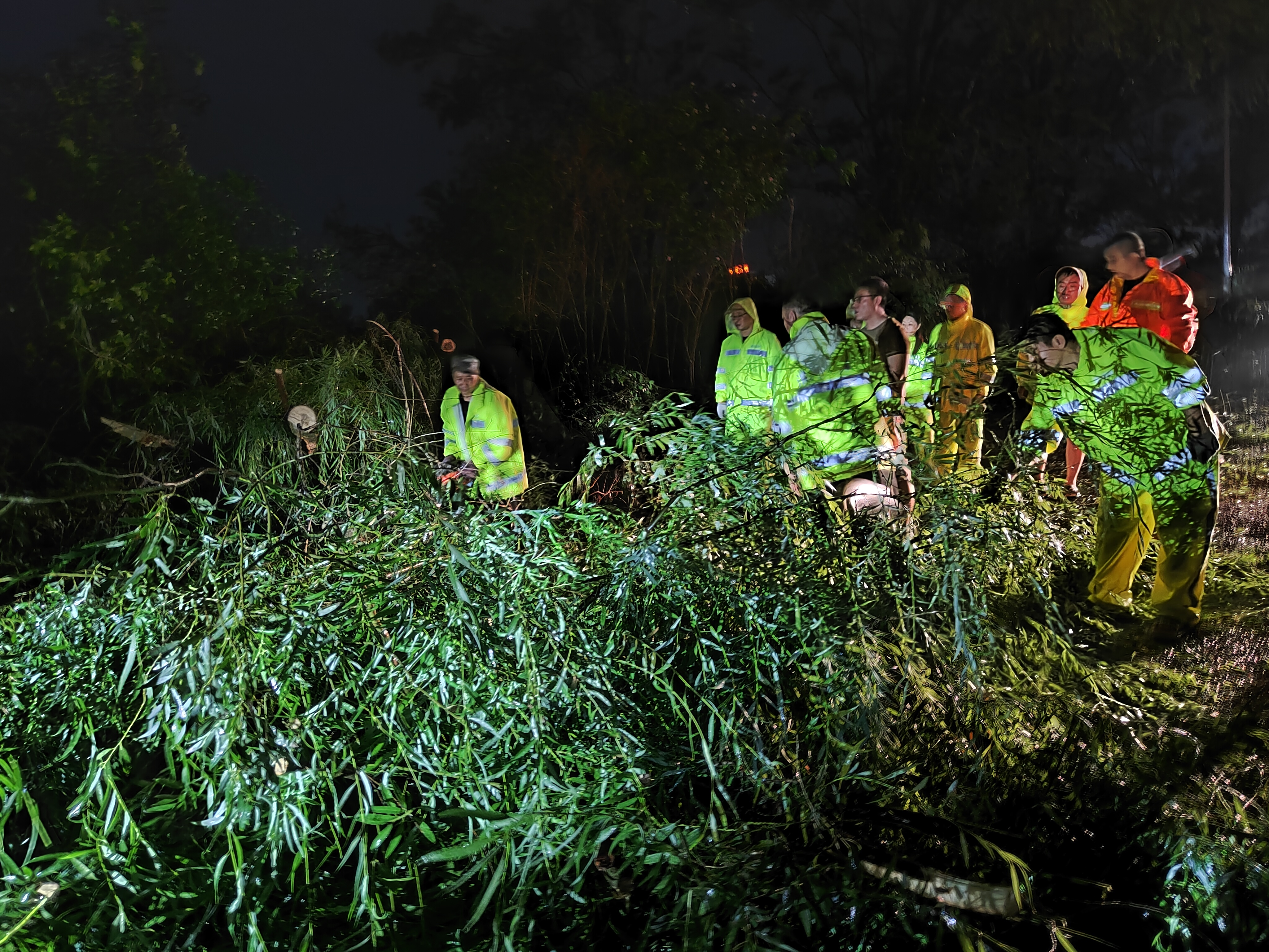 暴雨见证：有人替你负重前行