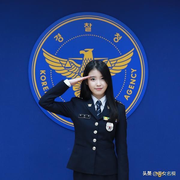 韓國最美警花IU 李知恩