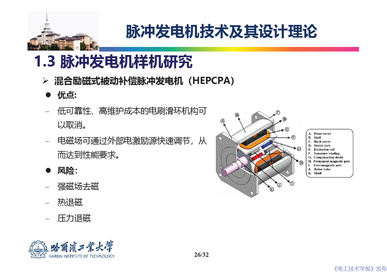 哈尔滨工业大学 吴绍朋 副教授：脉冲发电机理论与技术研究