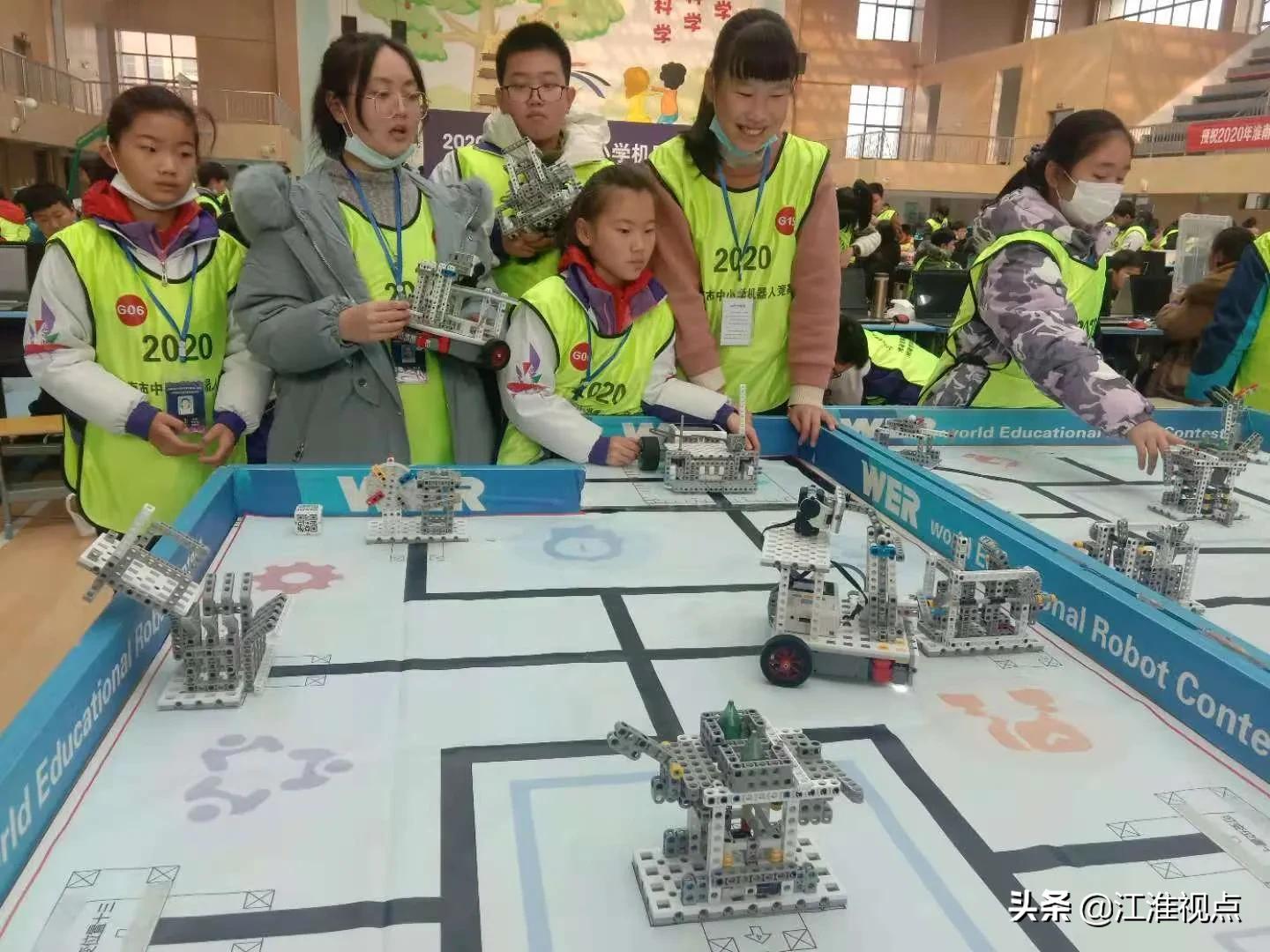 淮南市举办2020年中小学机器人竞赛