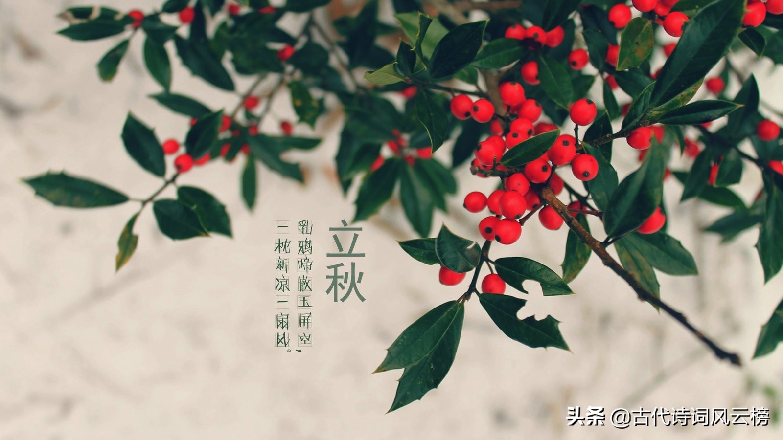 有关立秋的古诗词-第2张图片-非凡网