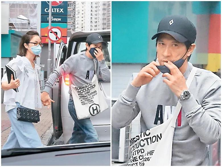 關詠荷和女兒手牽手逛街感情好，14歲張童模樣清秀甜美像媽媽