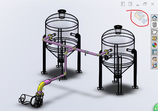 用SolidWorks顺手画一个管路系统，犹如探囊取物一般简单