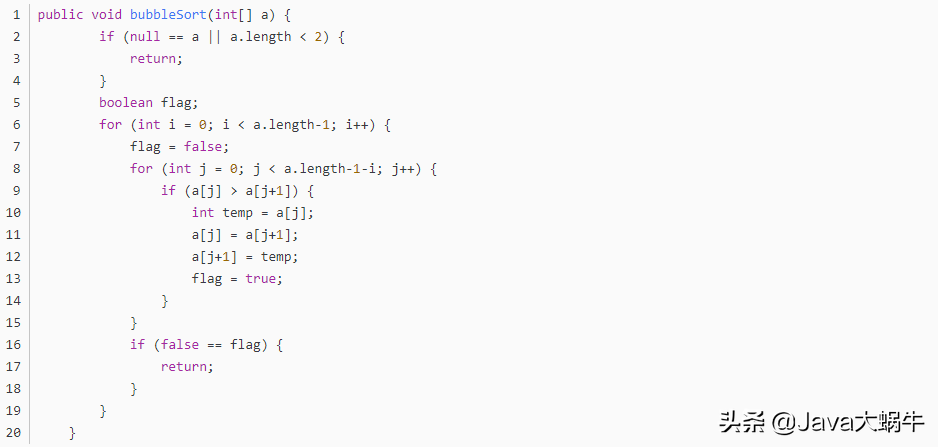 笔试必备，8种排序算法的Java实现，附标准答案