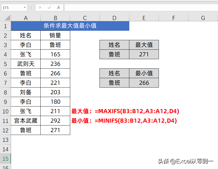 12组Excel函数公式，可直接套用，小白也能变大神