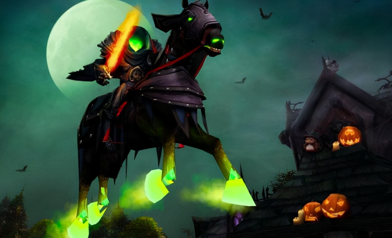 World of Warcraft TBC Halloween event, the price of mounts soars all
