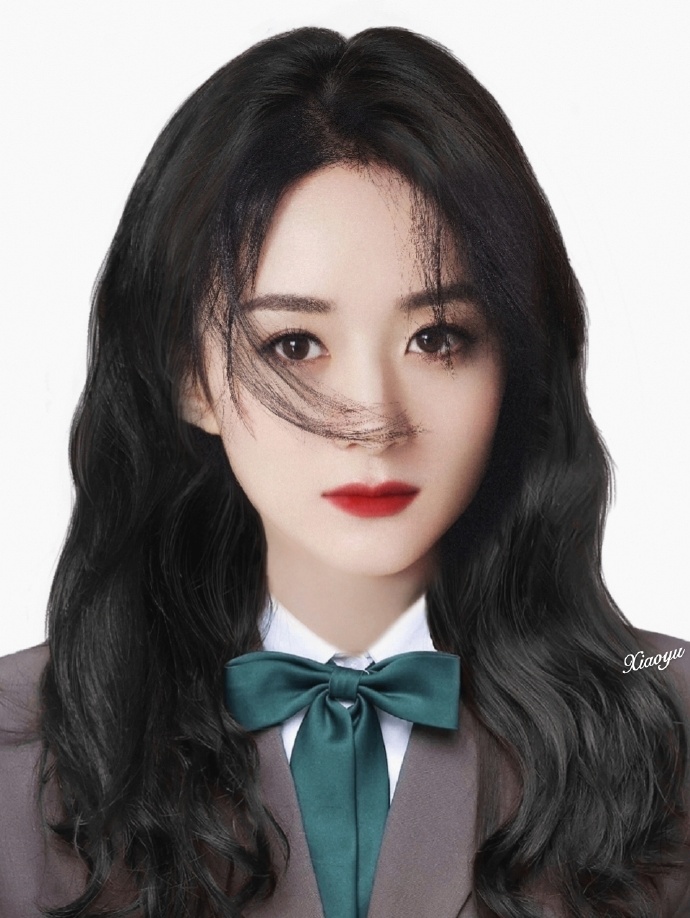 女星的韩国证件照，杨幂乍一看成了娜扎，刘诗诗就是大学生既视感