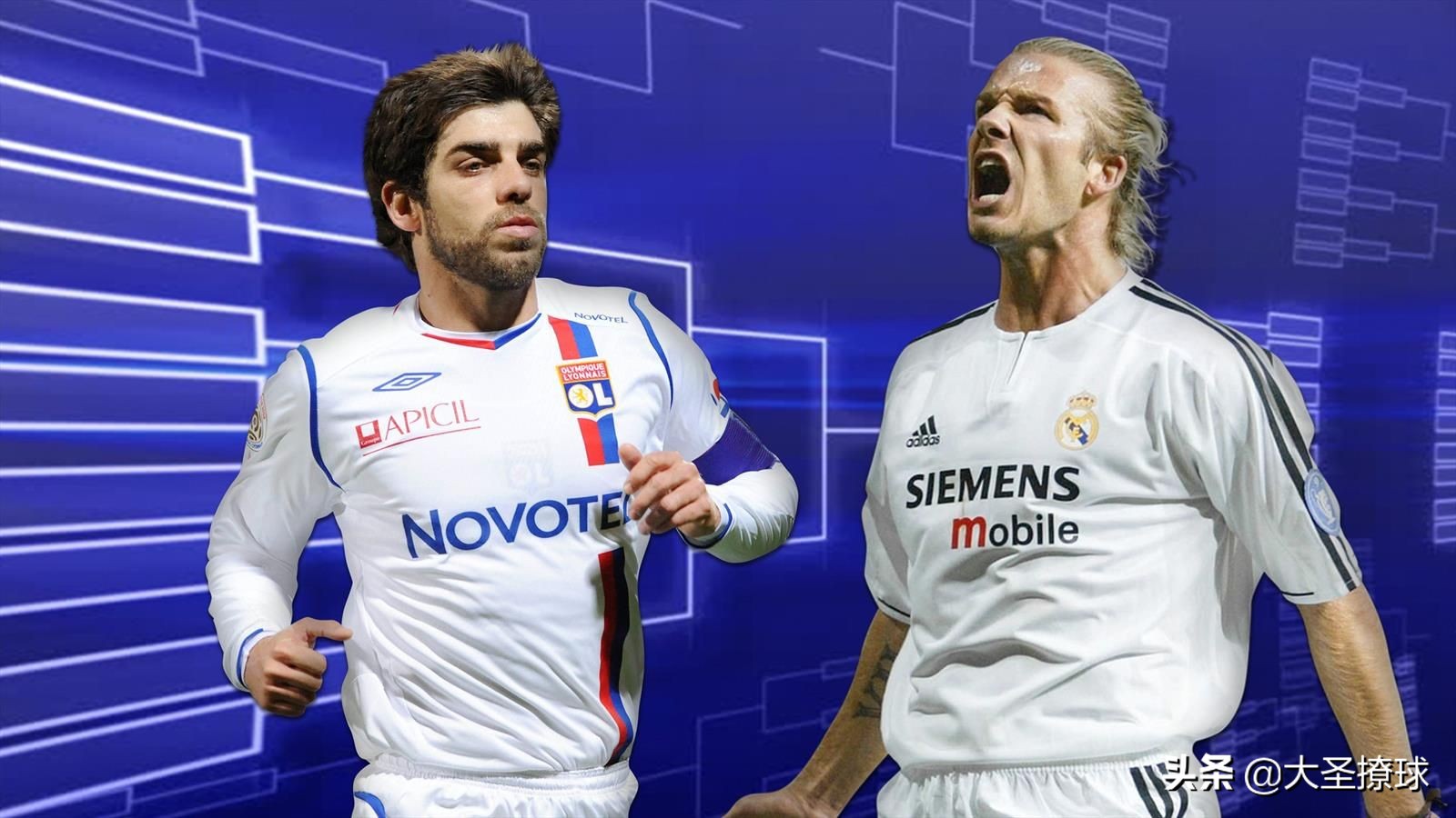 Compared with Beckham, Ronaldinho and Maradona, how many goals does