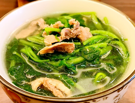 图片[1]-秋后干燥广东人常用西洋菜煲汤粗纤维多价值高一周喝2次好-起舞食谱网