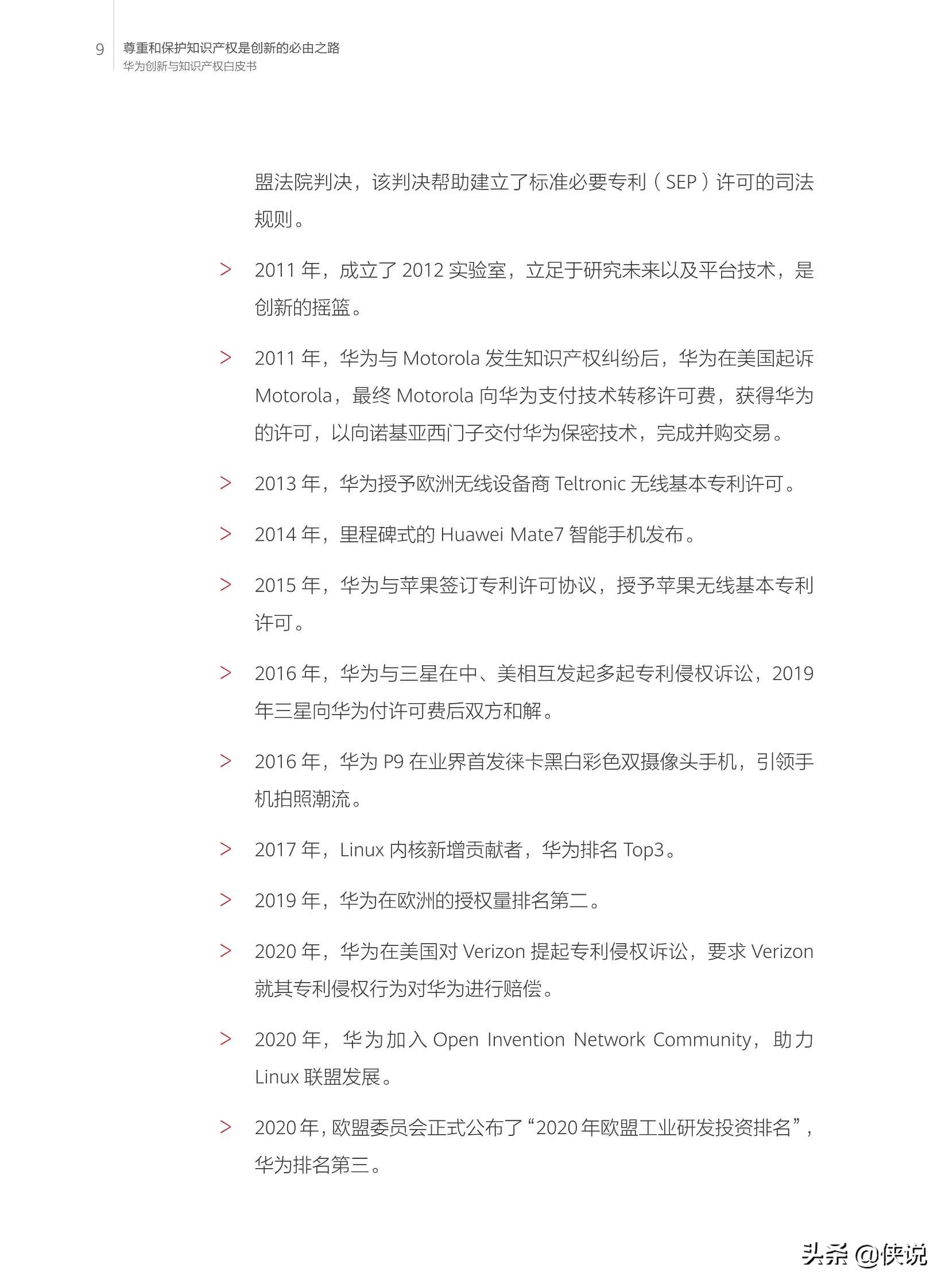 华为创新和知识产权白皮书2020