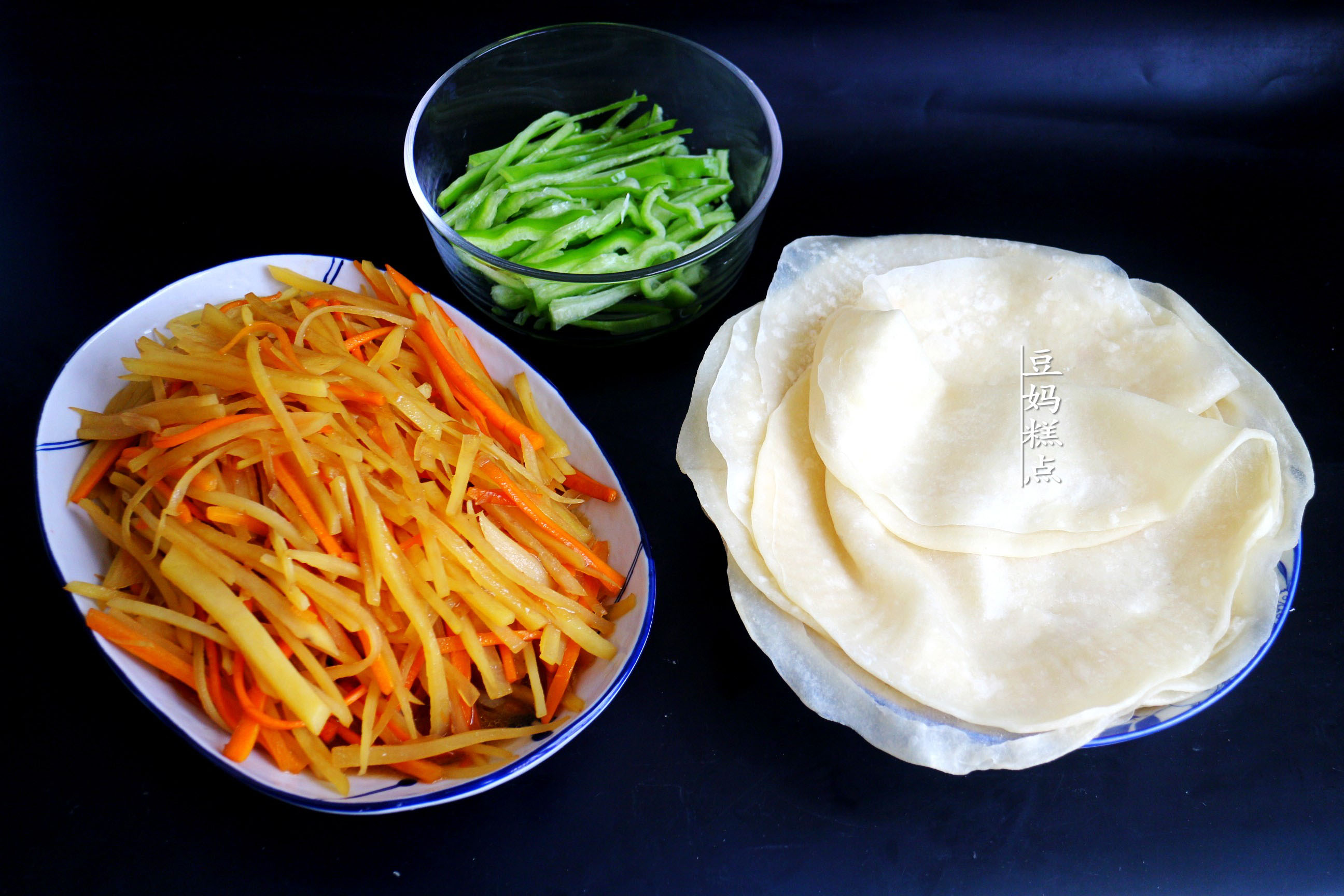 第1次这么做，土豆丝卷饼，儿子连吃3个，真是省事儿又味美