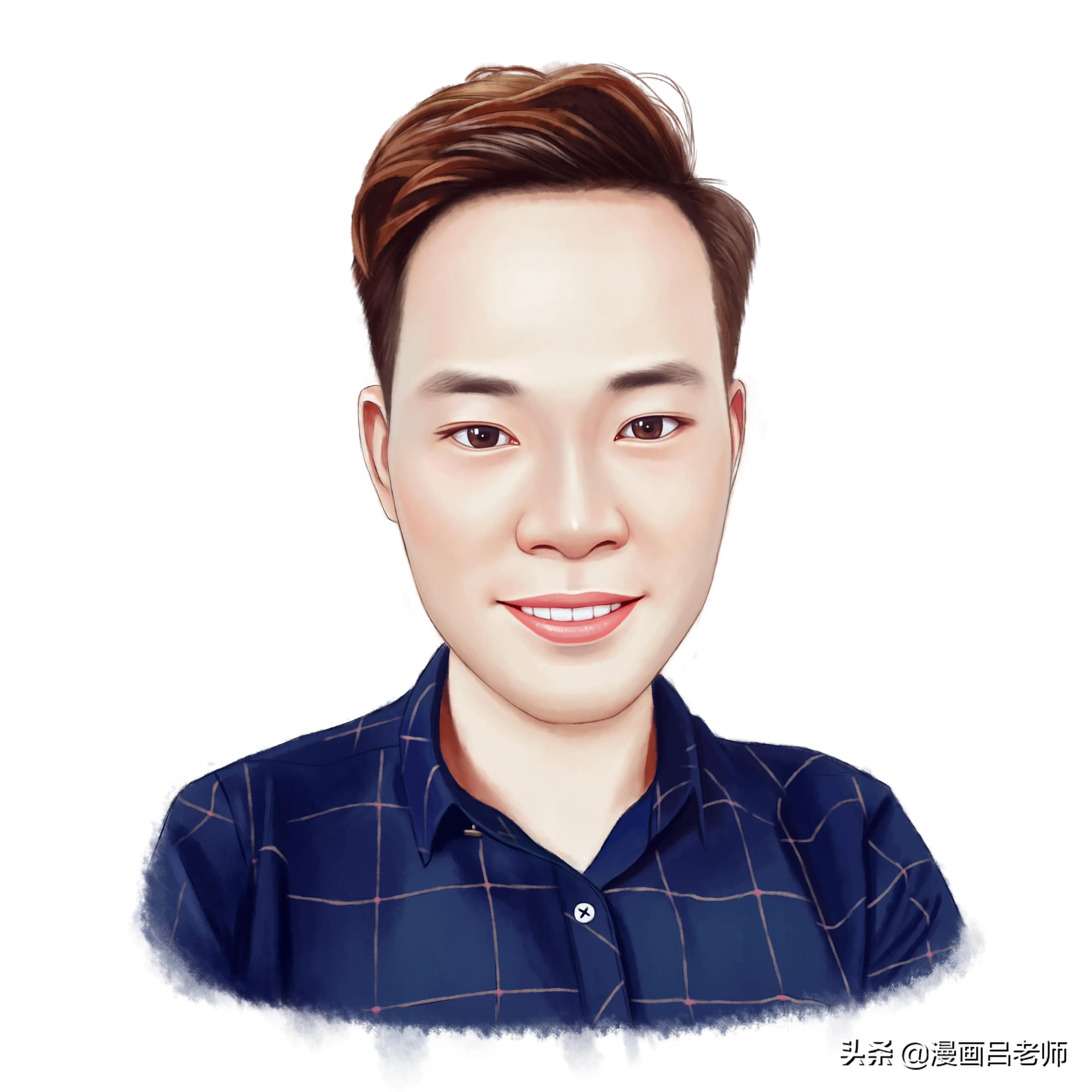 Change your WeChat avatar. The hand-painted realistic avatar has high ...