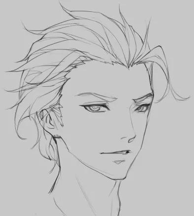 Want to draw a good-looking avatar even with zero basics?The hair style of  male characters is really important - iNEWS