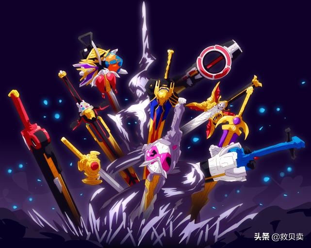 假面骑士圣刃 十大剑士重组真理之剑 黑化伊兹变呆萌小可爱 Mp头条