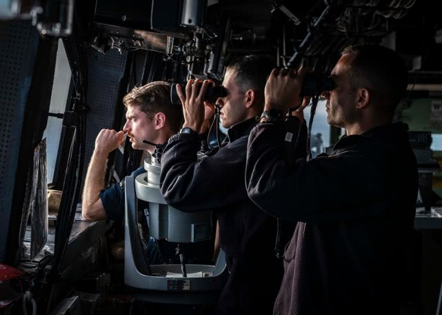 美国第7舰队“耍小动作”首公布过台湾海峡监控照片