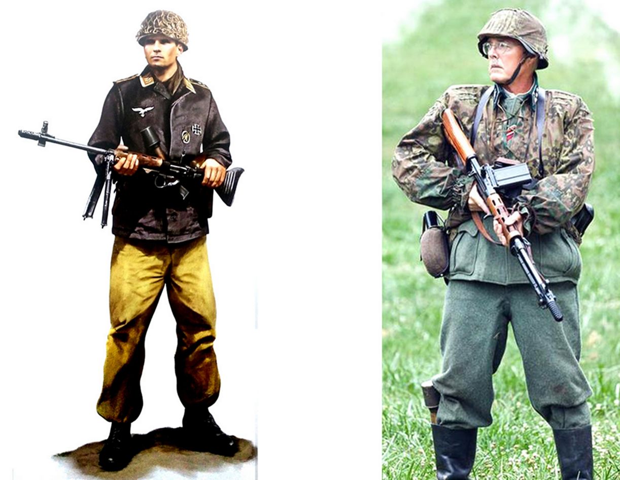 FG42 paratrooper rifle of German light weapons of World War II - iNEWS