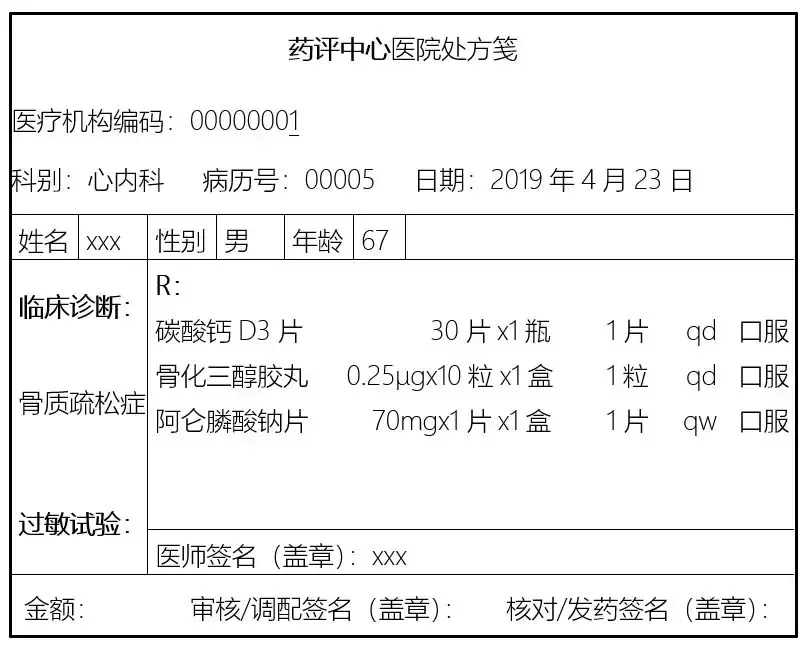 碳酸钙D3、骨化三醇、阿仑膦酸钠合用，是否合理？