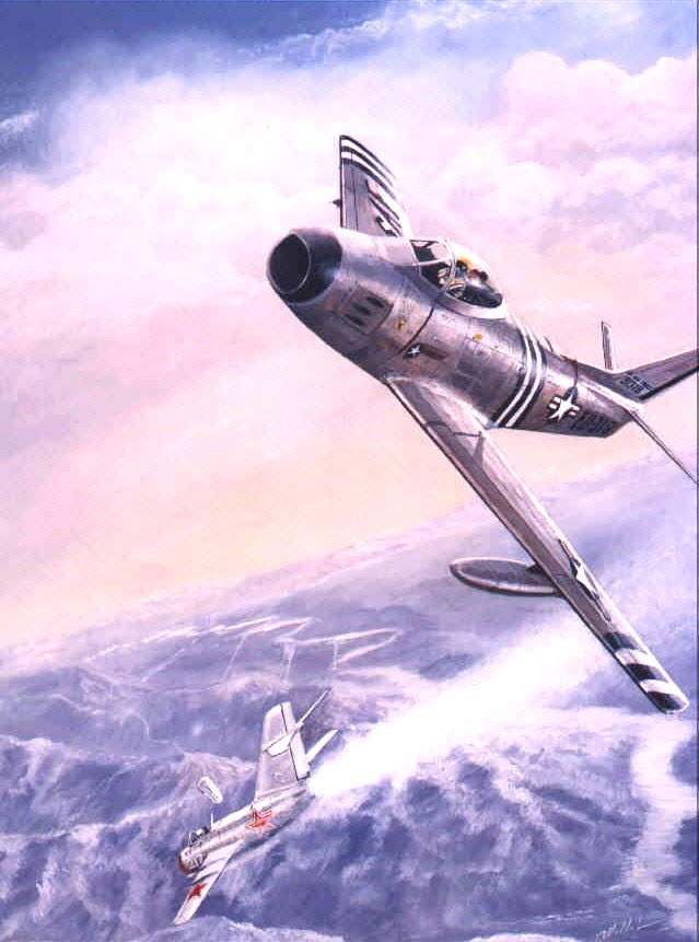 志愿军空军接二连三击落美国王牌飞行员，看看