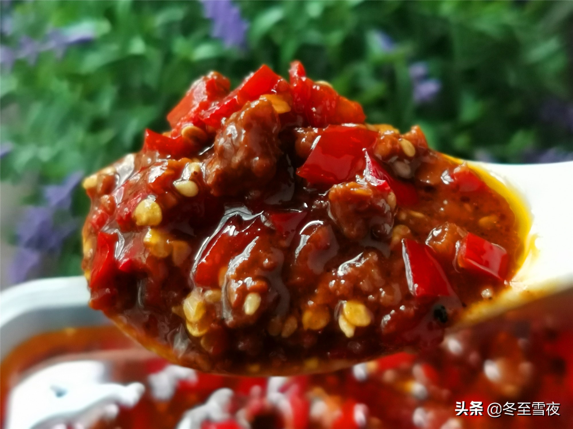 In autumn, it’s the time to make beef sauce. I will teach you how to make northeastern beef chili sauce instead of going to the supermarket.