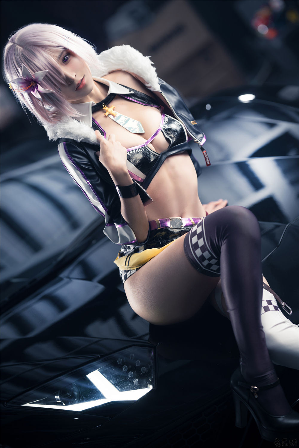 【cosplay】爱老师_PhD作品合集精选丨玛修-黑枪呆-同人赛车