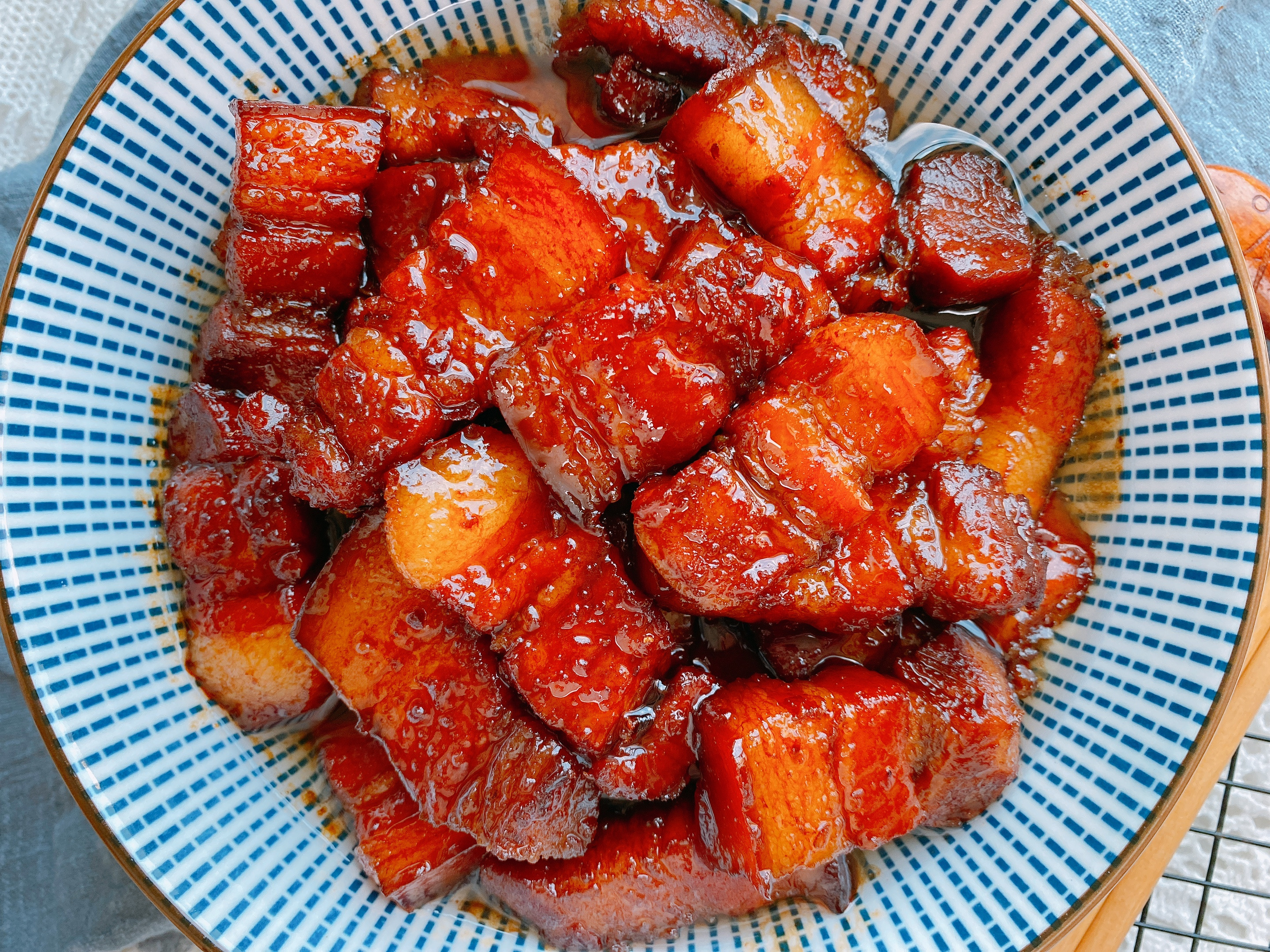 中秋宴客少不了的硬菜——红烧肉，几十年配方，色泽红润肥而不腻