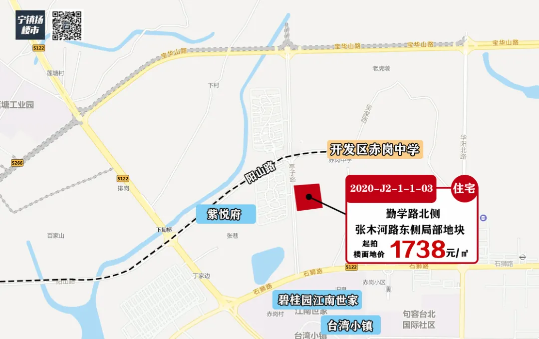 重磅！刚刚句容挂出12块地，起拍楼面地价最高4091元/㎡