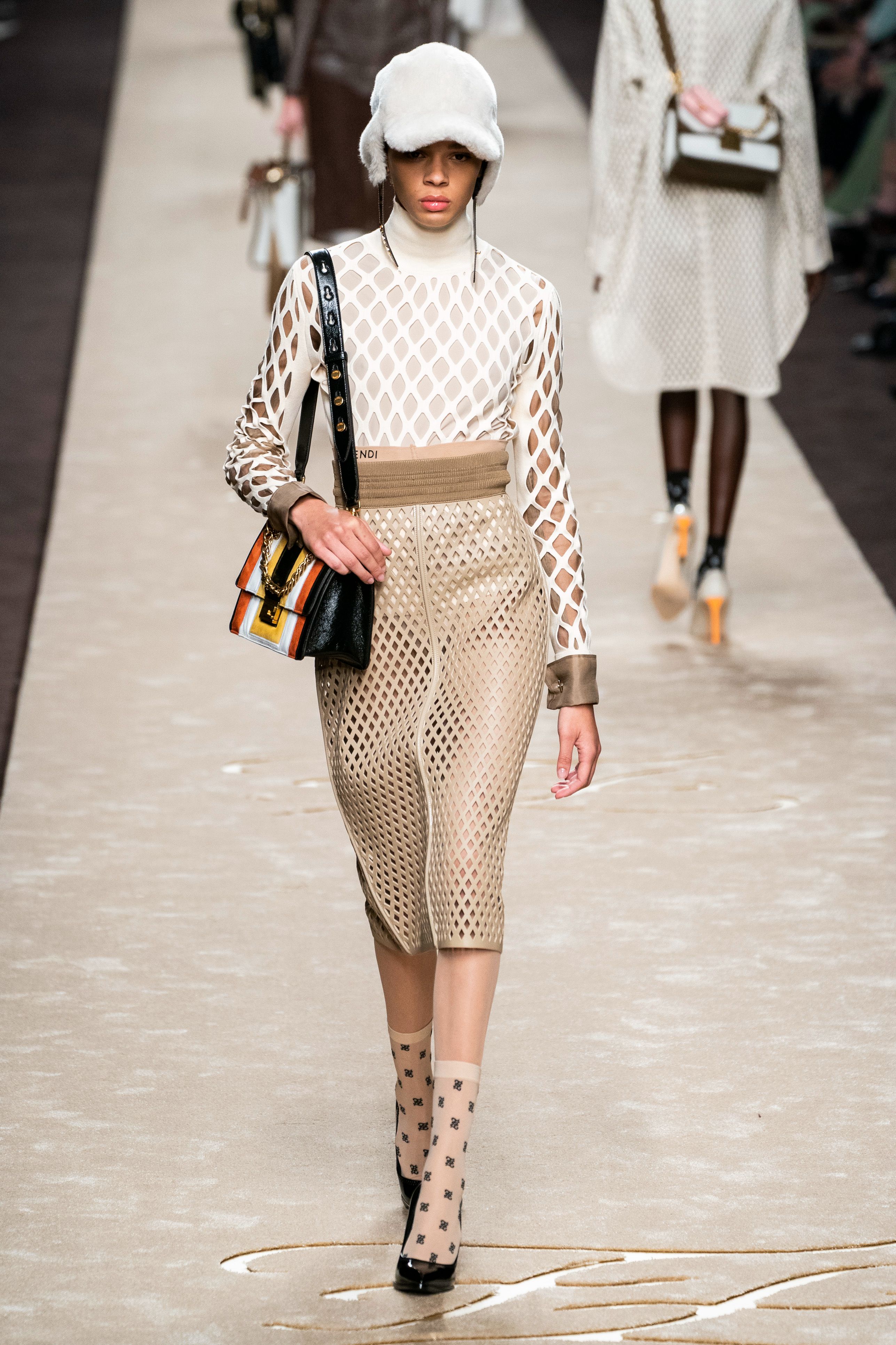 米兰时装周│Fendi 2019秋冬-老佛爷为fendi设计的最后一场秀