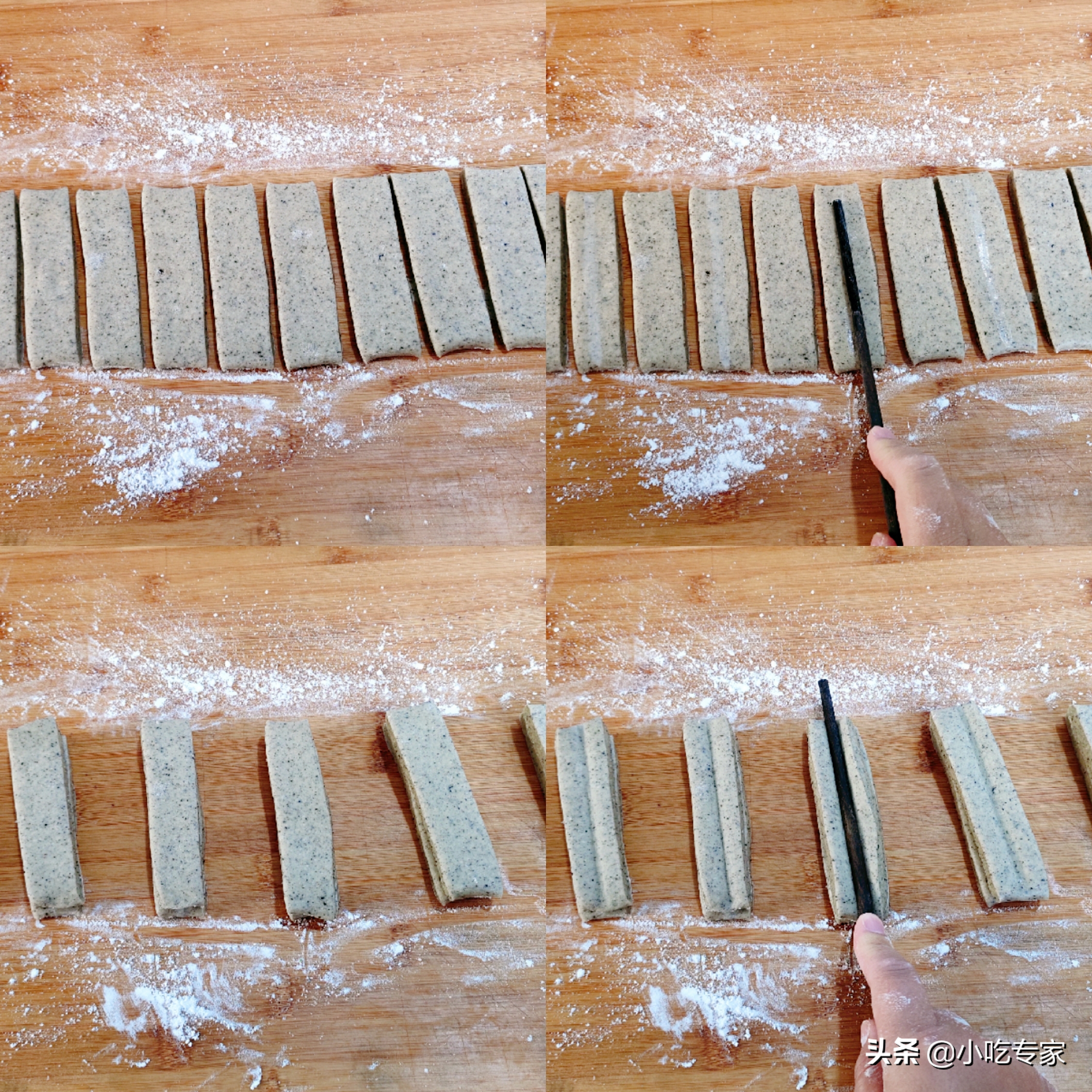 10年面点师详细讲解黑芝麻香酥油条做法，新手也能做的蓬松酥脆