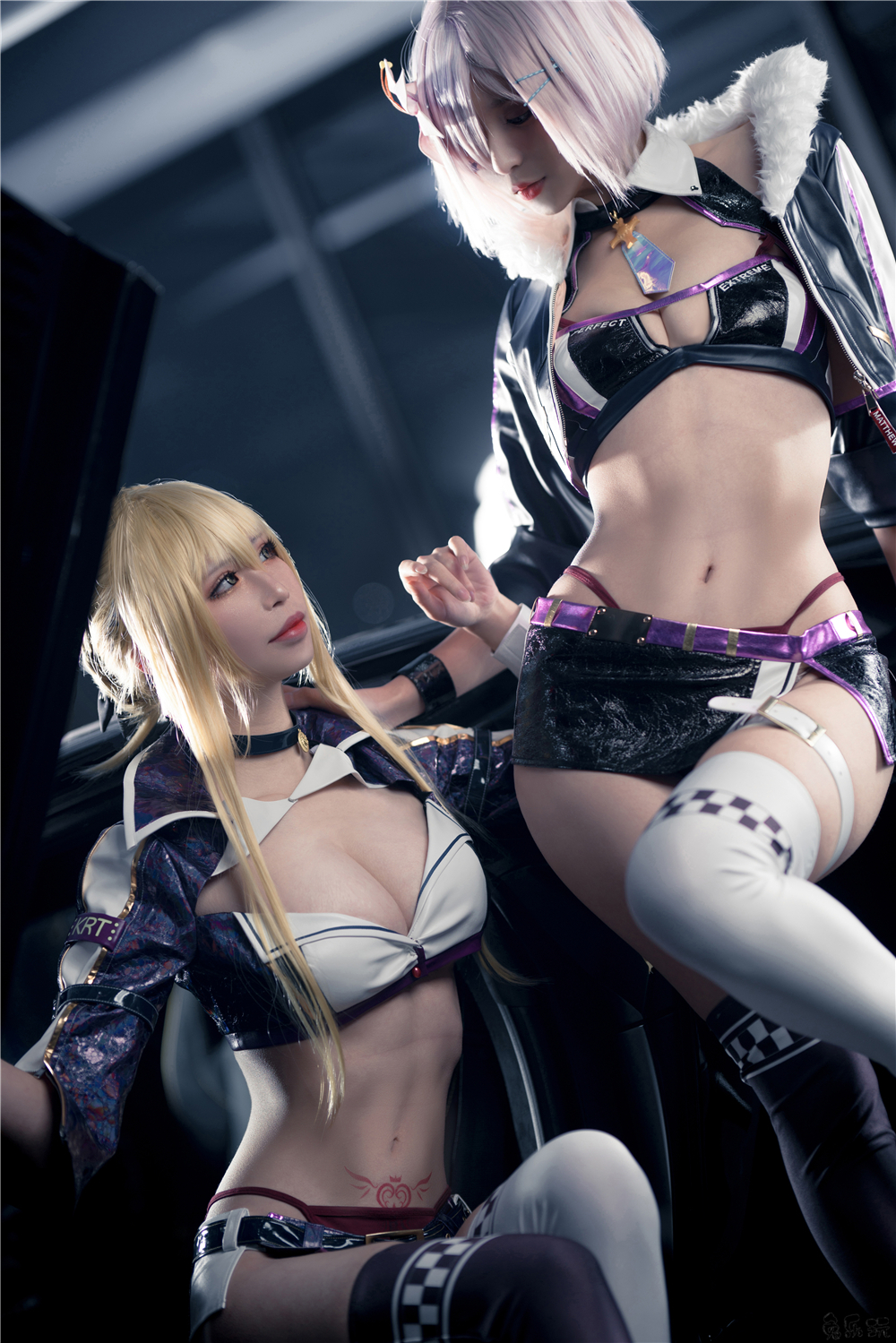 【cosplay】爱老师_PhD作品合集精选丨玛修-黑枪呆-同人赛车