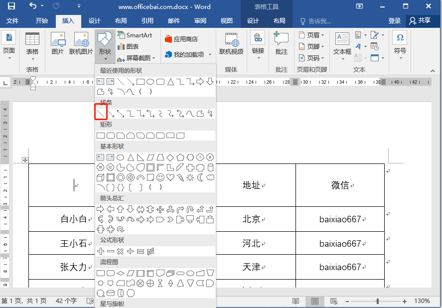 Word表格添加斜线表头怎么做？几种常用小方法分享给大家