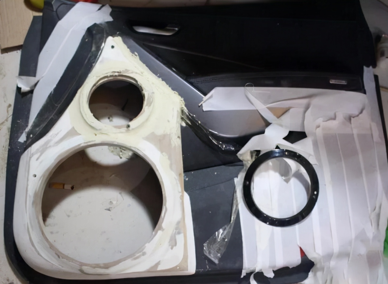 汽车音响改装从入门到精通（第二十课）：倒模制作（2）音响倒膜