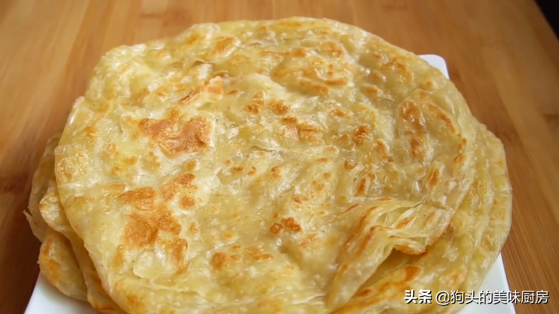 手抓餅家常做法，不用揉麵，外酥裡軟，和外面賣得一樣好吃